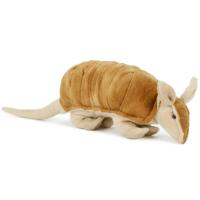 Semo Knuffeldier Gordeldier Armadillo - pluche dieren knuffel - 28 cm - bruin