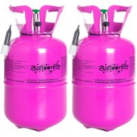 2x Stuks helium tank/cilinder voor ca. 30 ballonnen