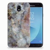Samsung Galaxy J7 2017 | J7 Pro | TPU | Siliconen hoesje | Marmer Grijs
