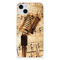 iPhone 15 | Siliconen hoesje | met foto Bladmuziek