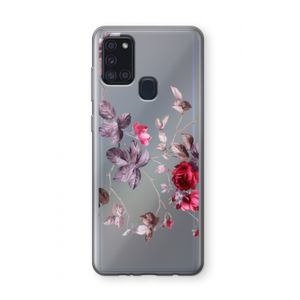 Mooie bloemen: Samsung Galaxy A21s Transparant Hoesje