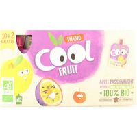 Vitabio Coolfruit appel passievrucht 90 gr bio (12 st)