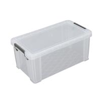 Allstore Opbergbox - 7.5 liter - Transparant - 25 x 19 x 16 cm - kunststof - met deksel