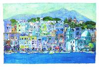 Kunstdruk Ralf Westphal - Procida / Kampanien 100x70cm