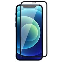 iPhone 12/12 Pro 9D Full Cover Glazen Screenprotector - Zwarte Rand - thumbnail