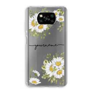 Daisies: Xiaomi Poco X3 NFC Transparant Hoesje