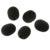 Radius Lavalier Mic Foam windshields Black, Pack of 5