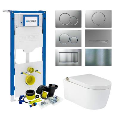 Geberit up320 Toiletset RapoWash Bold By Geberit | Met Bidetspoeler | Sigma Drukplaat