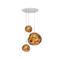 Tom Dixon Melt LED Trio Round Hanglamp - Goud - thumbnail