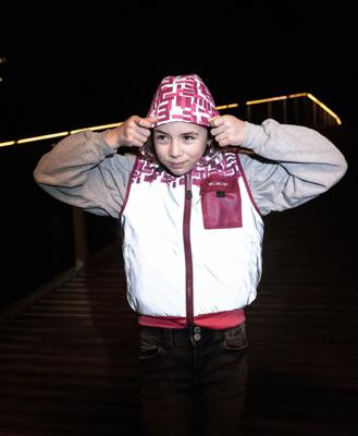 Wowow reflecterend vest "yoho jacket pink fr" reflective children yoho pink gr.m