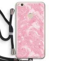 Abstract Painting Pink: Huawei Ascend P8 Lite (2017) Transparant Hoesje met koord