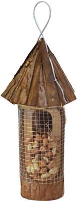 Pindahouder natural rond met puntdak ophangbaar - Gebr de boon