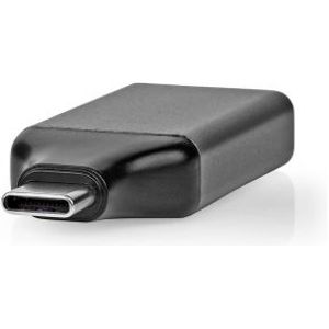 USB-Adapter | USB 3.2 Gen 1 | USB Type-C© Male | DisplayPort Female | Vernikkeld | Recht | Alumini