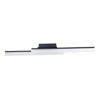 EGLO Palmital Plafondlamp - LED - 88 cm - Zwart/Wit - Badkamer - Spiegellamp - thumbnail