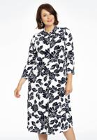 Yoek Blouse-jurk midi HARPER | Wit | Maat 54/56