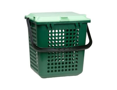Biomat Gft container airbox met luchtgaten - 26 x 19,8 x 25,6 cm - 7l