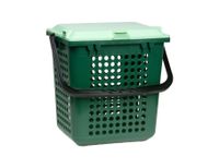 Biomat Gft container airbox met luchtgaten - 26 x 19,8 x 25,6 cm