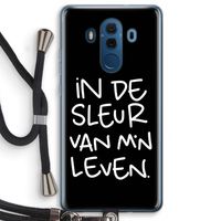 De Sleur: Huawei Mate 10 Pro Transparant Hoesje met koord