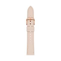 Horlogeband Fossil S181504 Leder Beige 18mm