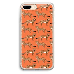 Cheetah: iPhone 7 Plus Transparant Hoesje