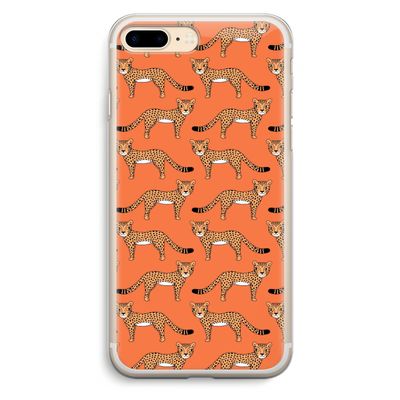 Cheetah: iPhone 7 Plus Transparant Hoesje