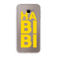 Habibi Blue: Samsung Galaxy J4 Plus Transparant Hoesje