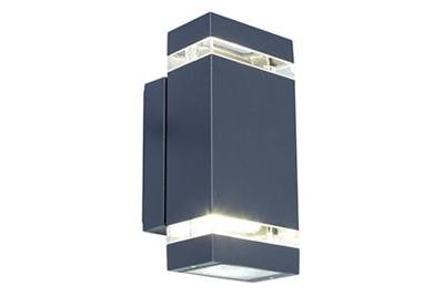 Lutec Design wandlampFocus antraciet rechthoek - 5605013118