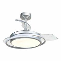 Plafondventilator CristalRecord Zilverkleurig 40 W Ø 40 cm