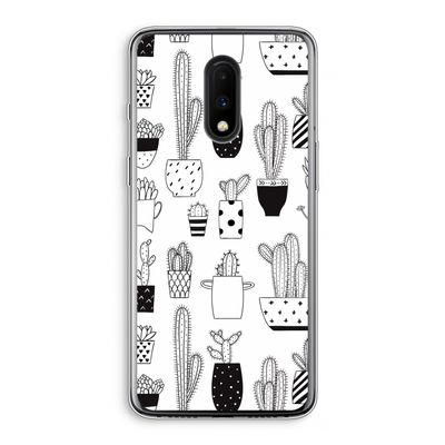Cactusmotief: OnePlus 7 Transparant Hoesje