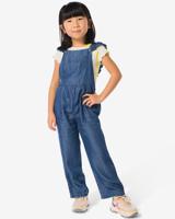 HEMA Kinder Tuinbroek Met Ruffles Blauw (blauw)