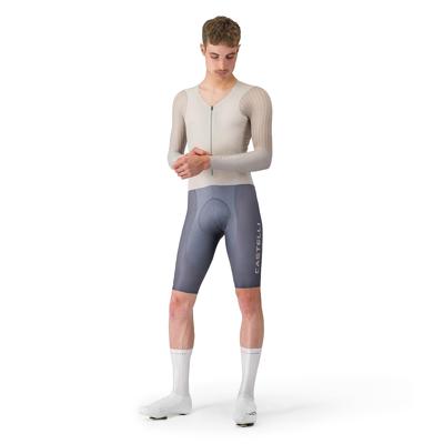 Castelli body paint v tt speedsuit silver moon/clay/smoky gray heren