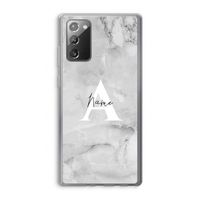 Ivory Marble: Samsung Galaxy Note 20 / Note 20 5G Transparant Hoesje