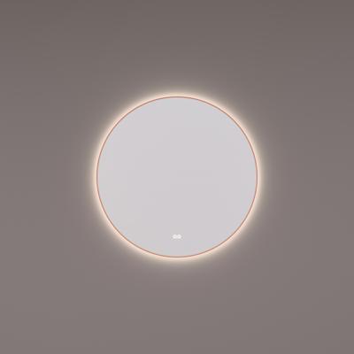 Spiegel Hipp Design SPV 13500 Rond Met Verlichting Incl. Spiegelverwarming en Koperen Frame (Alle Maten)