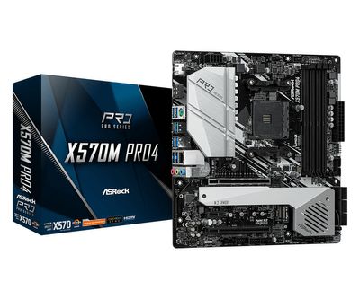 Asrock X570M Pro4 Socket AM4 micro ATX AMD X570