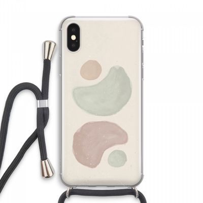 Geo #10: iPhone XS Max Transparant Hoesje met koord