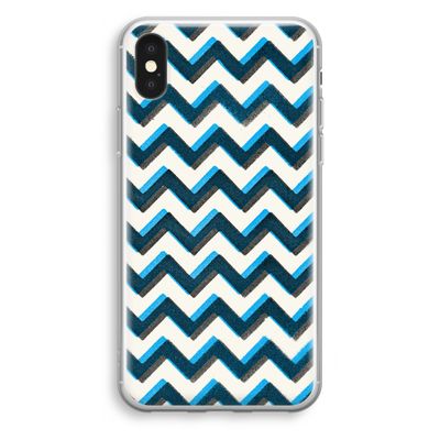 Onderbroken lijn: iPhone XS Transparant Hoesje