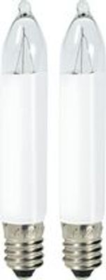 Kerstverlichting minikaars E10 16V 4W Konstsmide 1037 020 2 stuks creme
