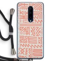 Marrakech Pink: OnePlus 7 Pro Transparant Hoesje met koord