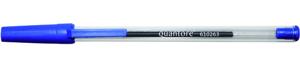 Quantore balpen met dop blauw medium