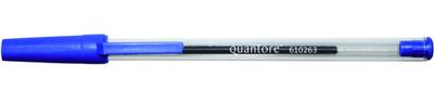 Quantore balpen met dop blauw medium
