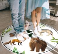 Vinyl vloerkleed dieren Meerdere dieren ontwerp