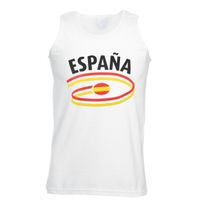 Spanje tanktop voor heren met vlaggen print 2XL  -