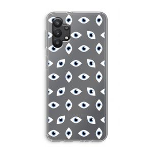 Eyes pattern: Samsung Galaxy A32 5G Transparant Hoesje