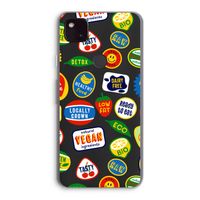 Fruitsticker: Google Pixel 4a 5G Transparant Hoesje