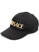 Versace casquette à logo brodé - Noir - thumbnail