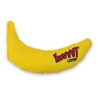 Yeowww banaan met catnip (18 CM) - thumbnail