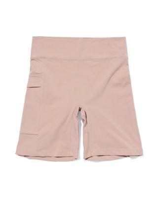 HEMA Damesbiker Real Lasting Cotton Beige (beige)