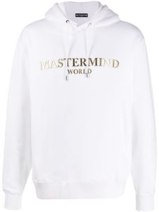 Mastermind World sweat à capuche à plaque logo - Blanc