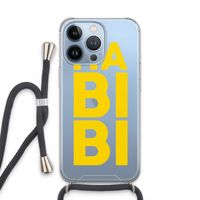 Habibi Majorelle : iPhone 13 Pro Transparant Hoesje met koord