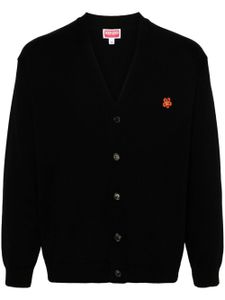 Kenzo cardigan Boke Flower à broderies - Noir